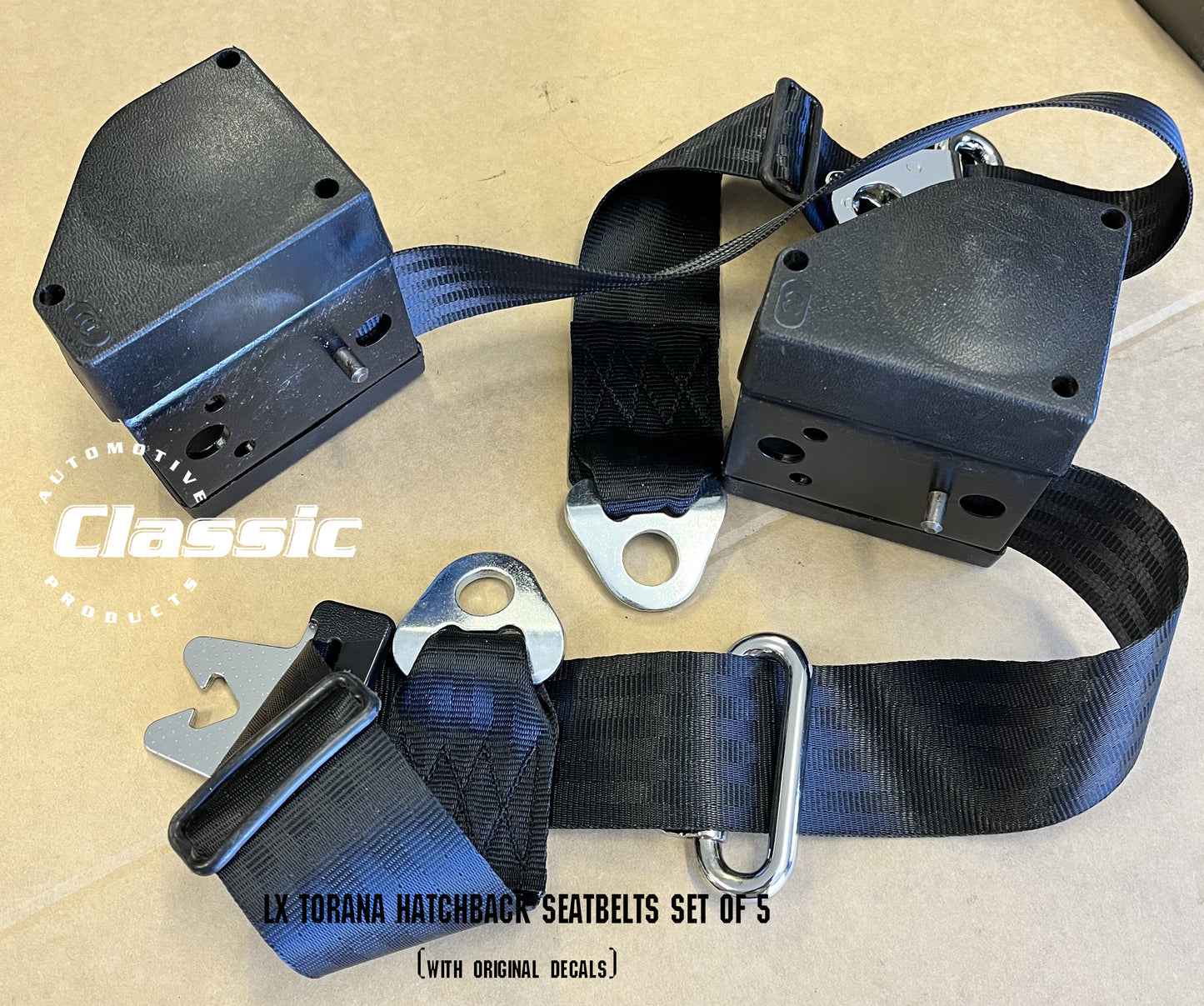 HOLDEN LX TORANA HATCHBACK SEATBELTS