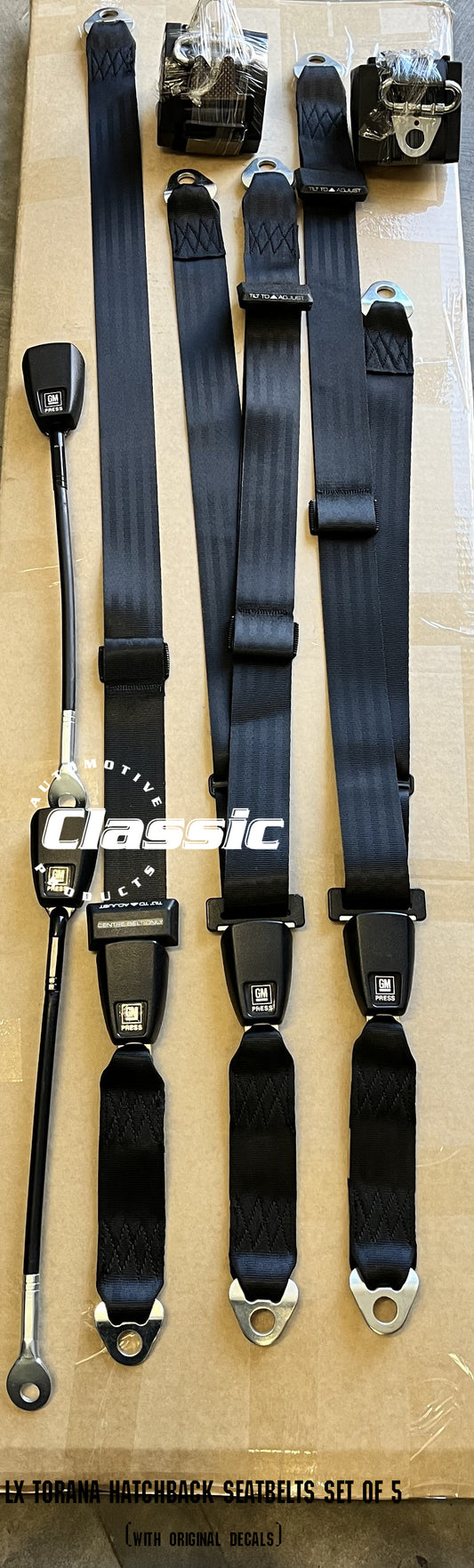 HOLDEN LX TORANA HATCHBACK SEATBELTS