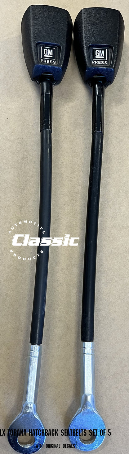 HOLDEN LX TORANA HATCHBACK SEATBELTS