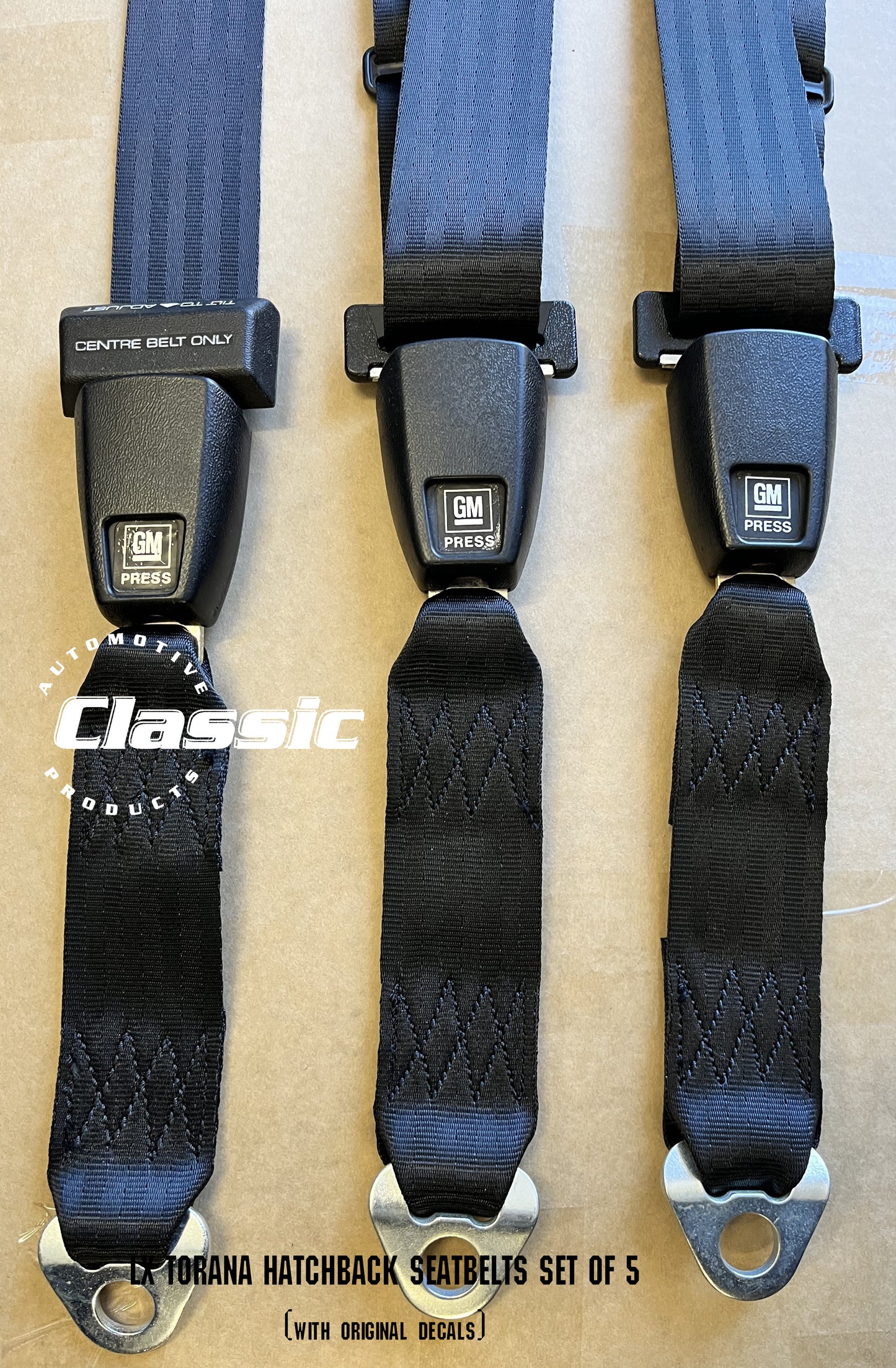 HOLDEN LX TORANA HATCHBACK SEATBELTS