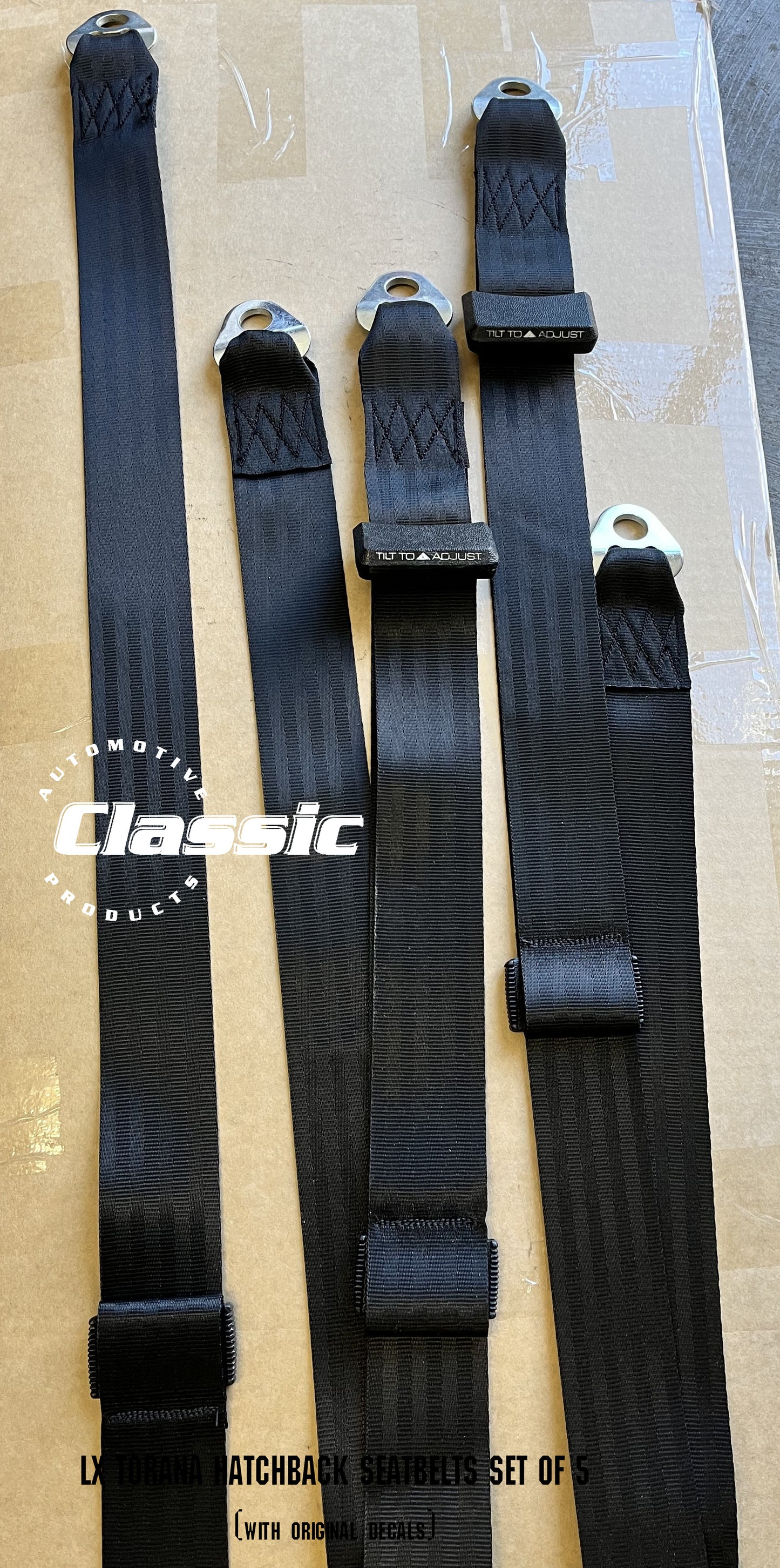 HOLDEN LX TORANA HATCHBACK SEATBELTS