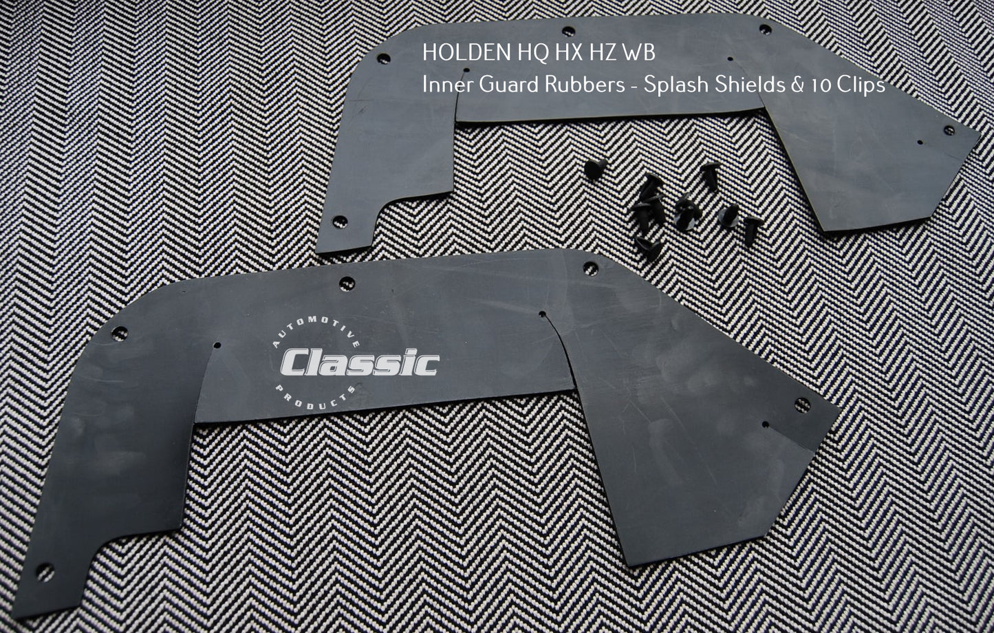 HOLDEN HQ HJ HX HZ WB Inner Guard Splash Shield Including 10 Clips