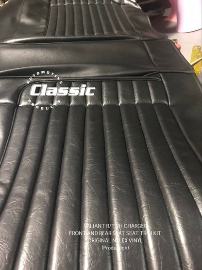 VALIANT R/T VH CHARGER FRONT AND REAR SEAT SEAT TRIM KIT ORIGINAL NYLEX VINYL
