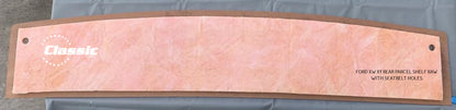 FORD XW XY REAR PARCEL SHELF RAW (ready for painting or covering) WITH SEATBELT HOLES