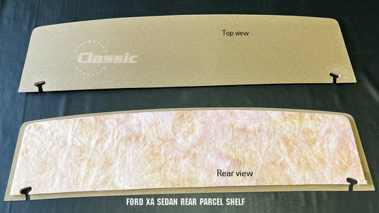 FORD XA SEDAN REAR PARCEL SHELF RAW (ready for painting or covering)
